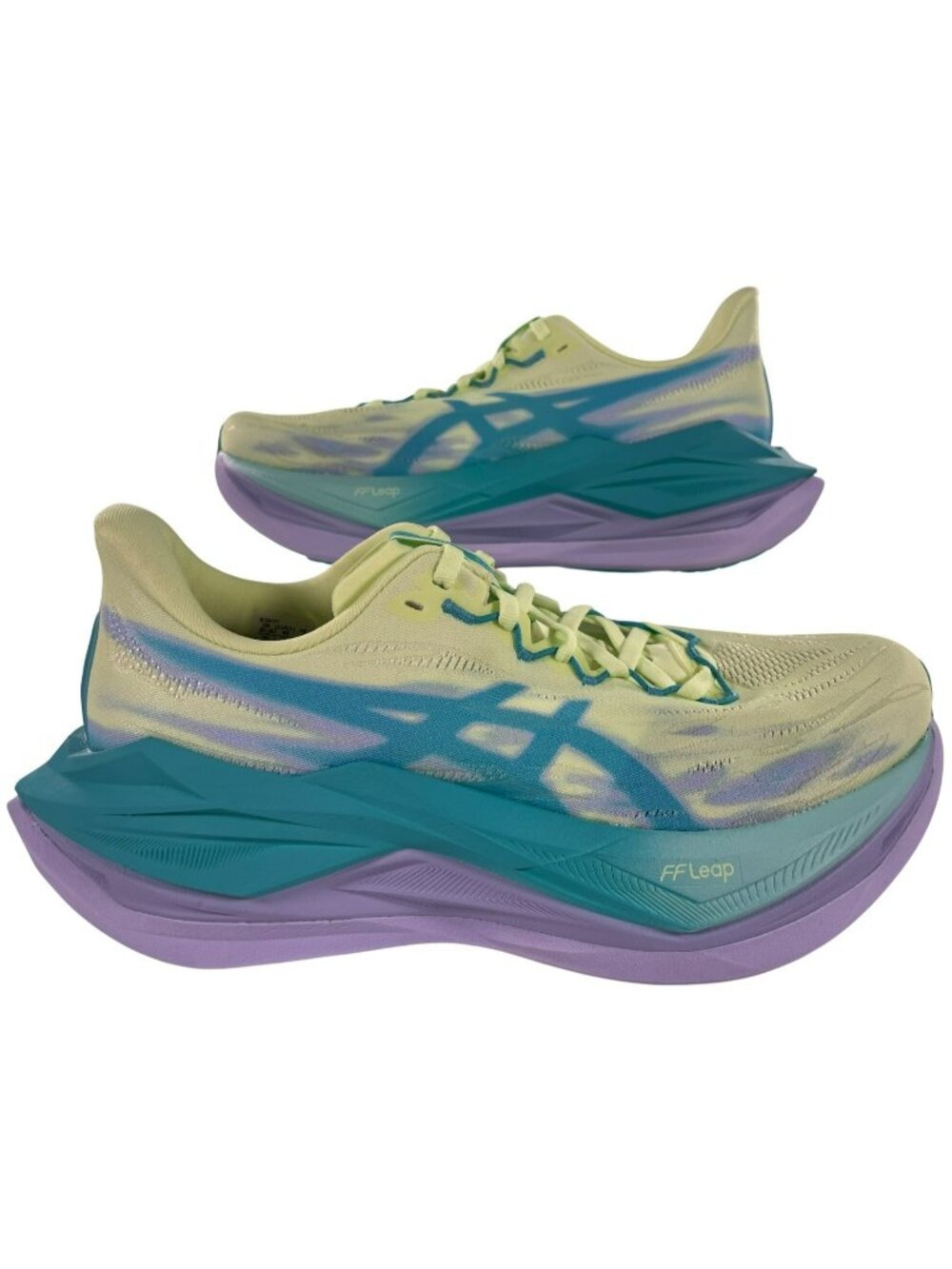 Asics Superblast 3 Running Shoes Illuminate Yellow/Energy Aqua Unisex Sz 7/8.5